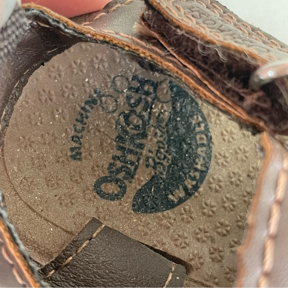 OshKosh B'Gosh | Gymboree Infant Shoes Sandals Bundle (2) Brown Size 3 - Picture 3 of 12